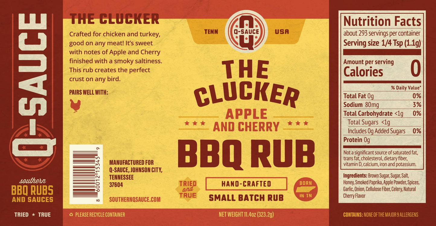 Q Sauce - The Clucker Poultry Rub