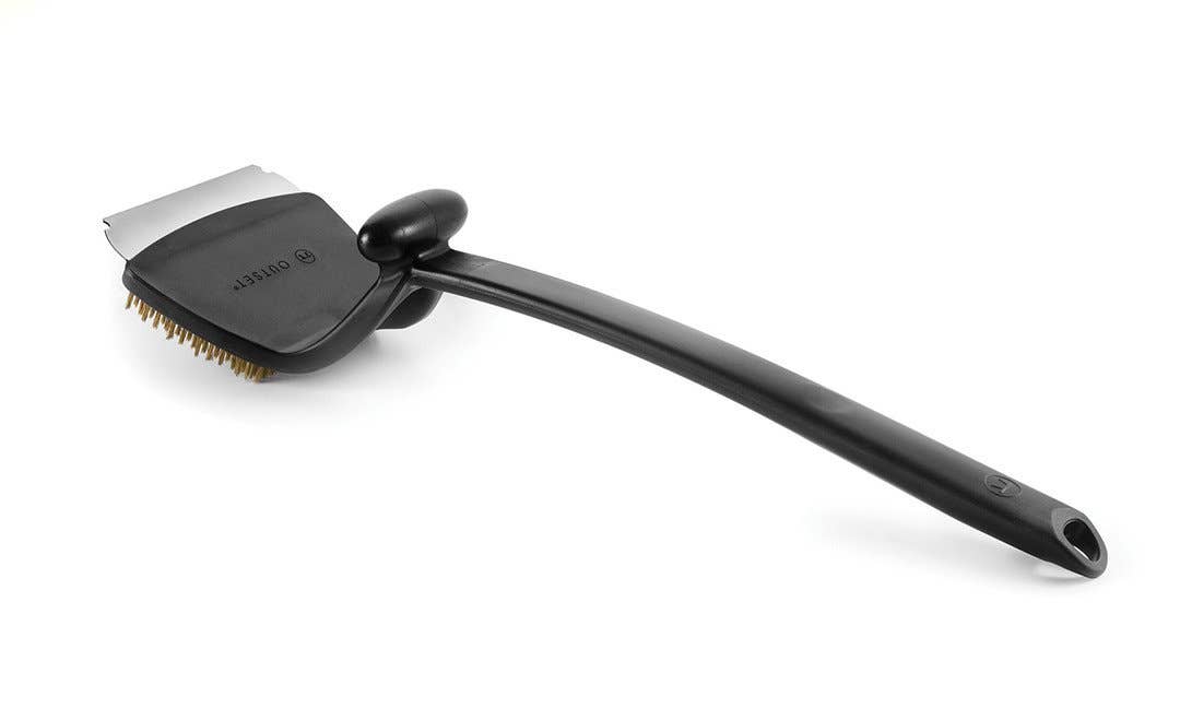 Fox Run Brands - Jumbo Grill Brush and Scraper, Black