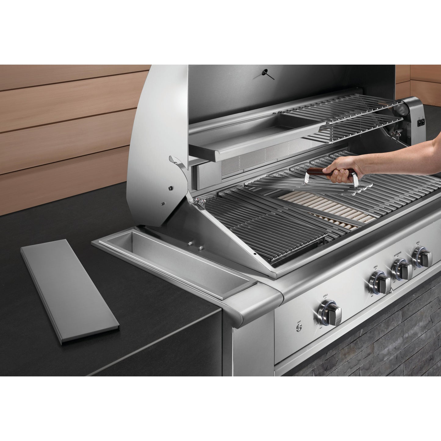 DCS Series 9 48in Built-in Hybrid Grill with Rotisserie BE1-48RC-L IMAGE 18