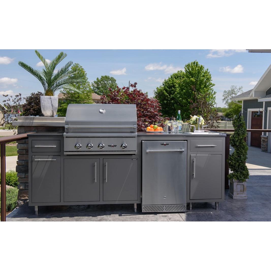 Delta Heat Premier Series Natural Gas Grill with LED Control Panel Lights DHBQ32G-D-N IMAGE 2