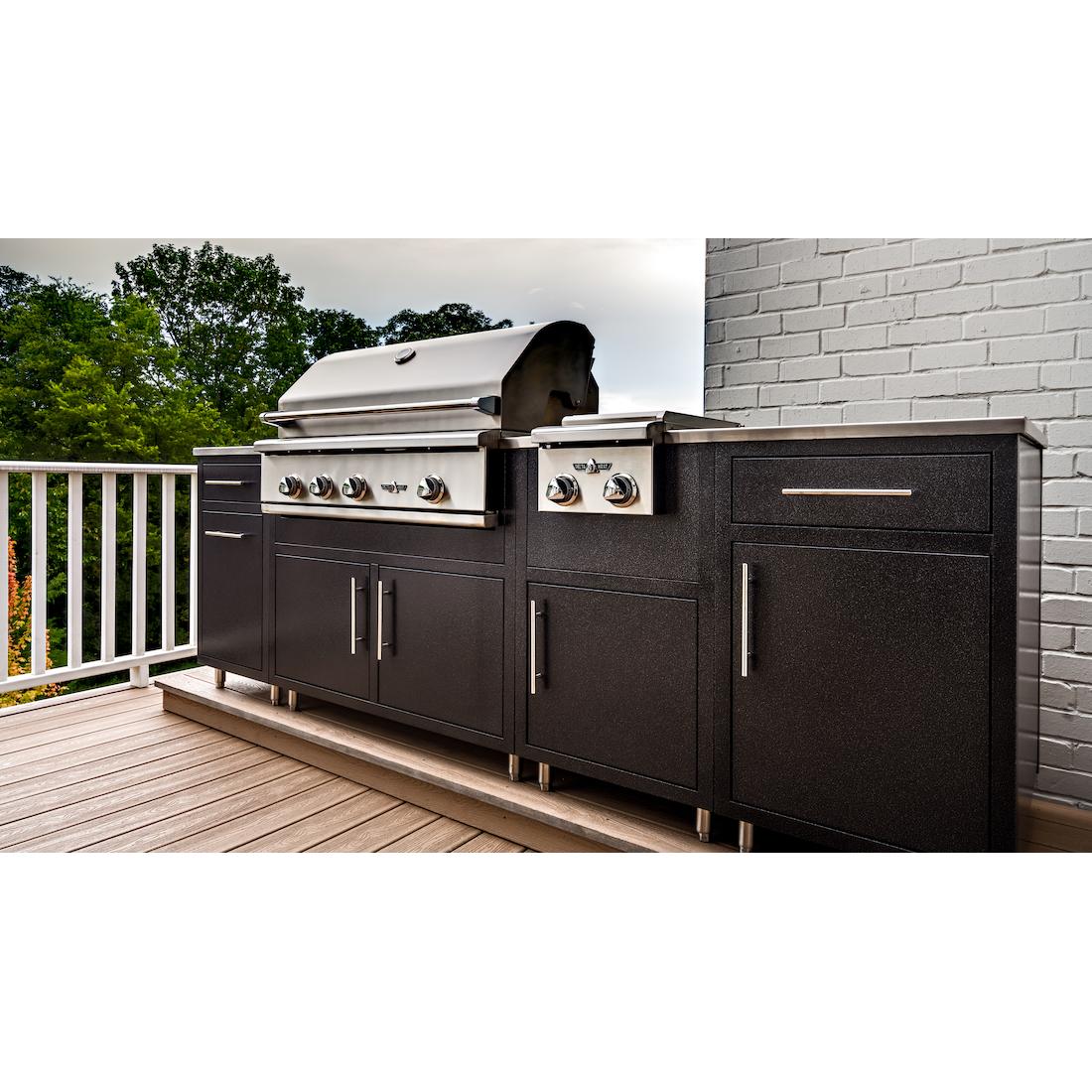 Delta Heat Premier Series Natural Gas Grill with LED Control Panel Lights DHBQ32G-D-N IMAGE 3