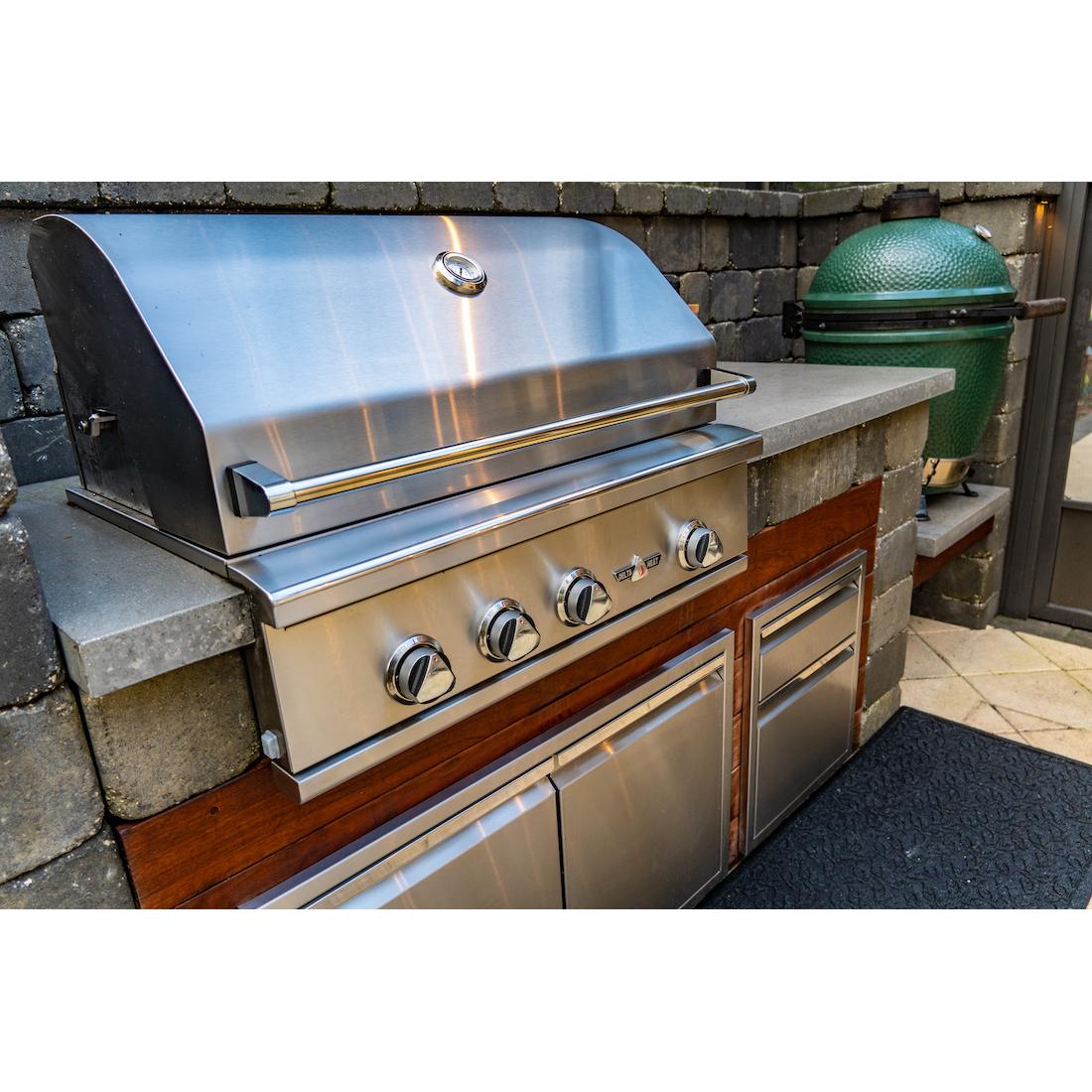 Delta Heat Premier Series Natural Gas Grill with LED Control Panel Lights DHBQ32G-D-N IMAGE 8