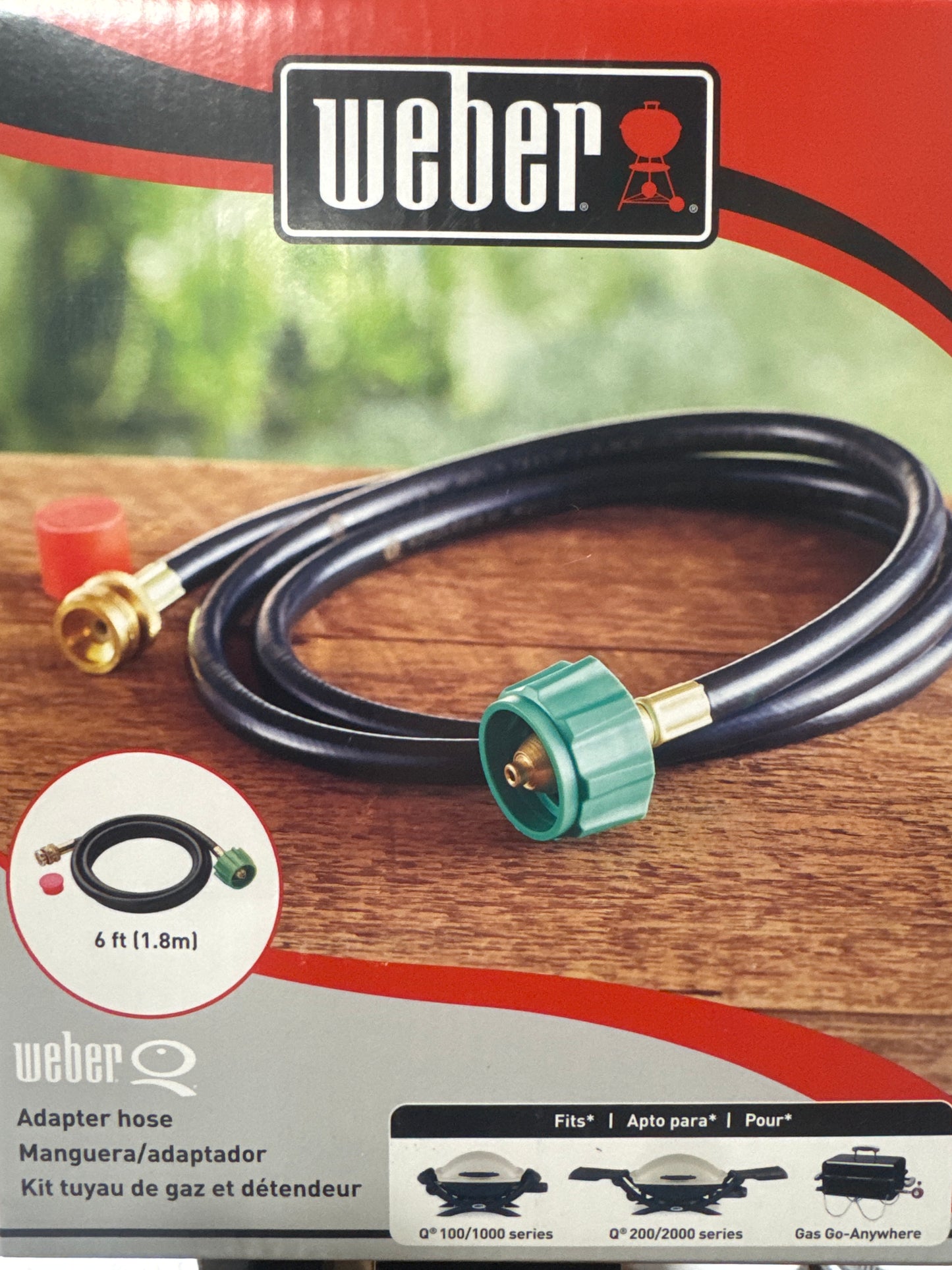 Weber Q 6ft. Adapter Hose