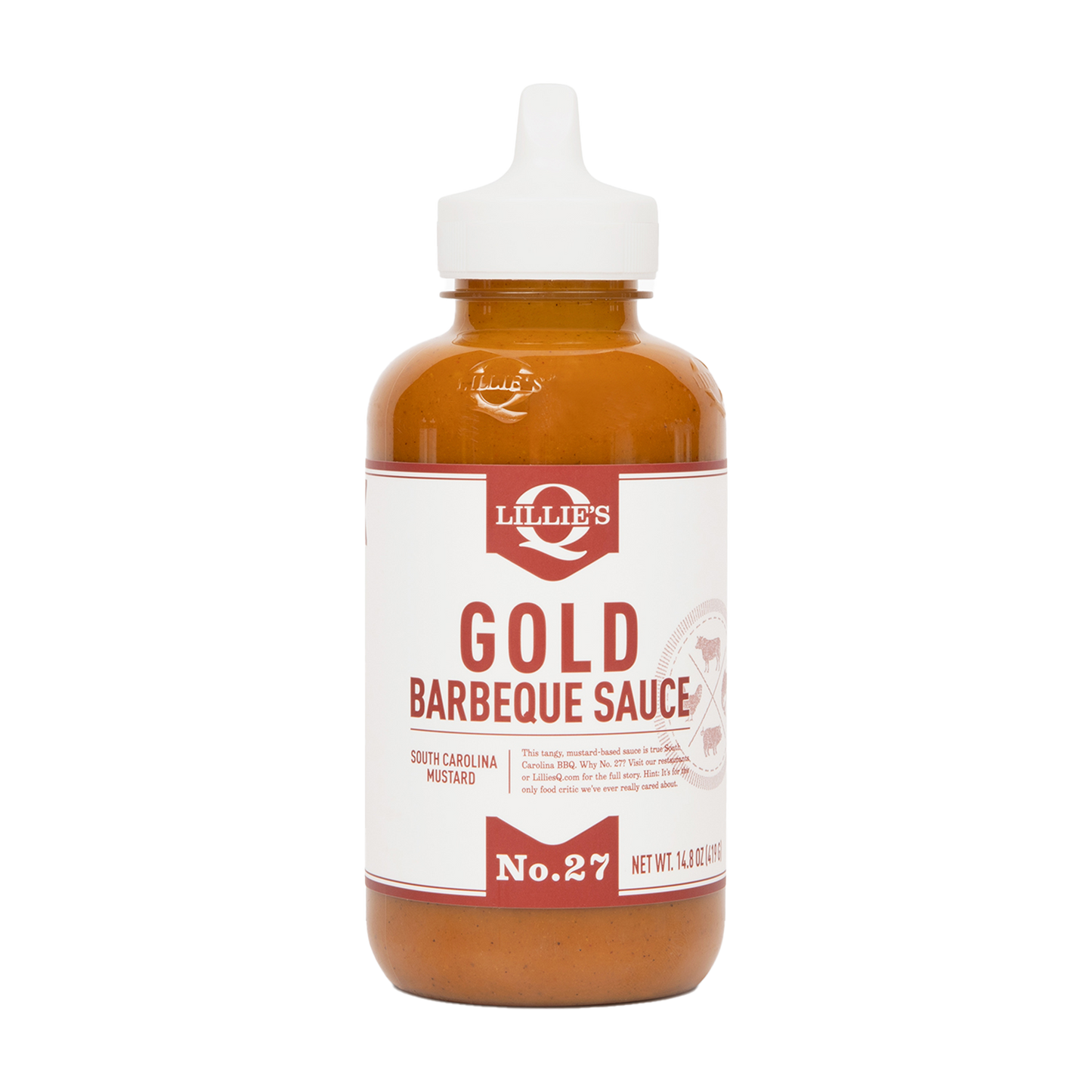 Lillie's Q Gold Barbeque Sauce Squeeze Bottle