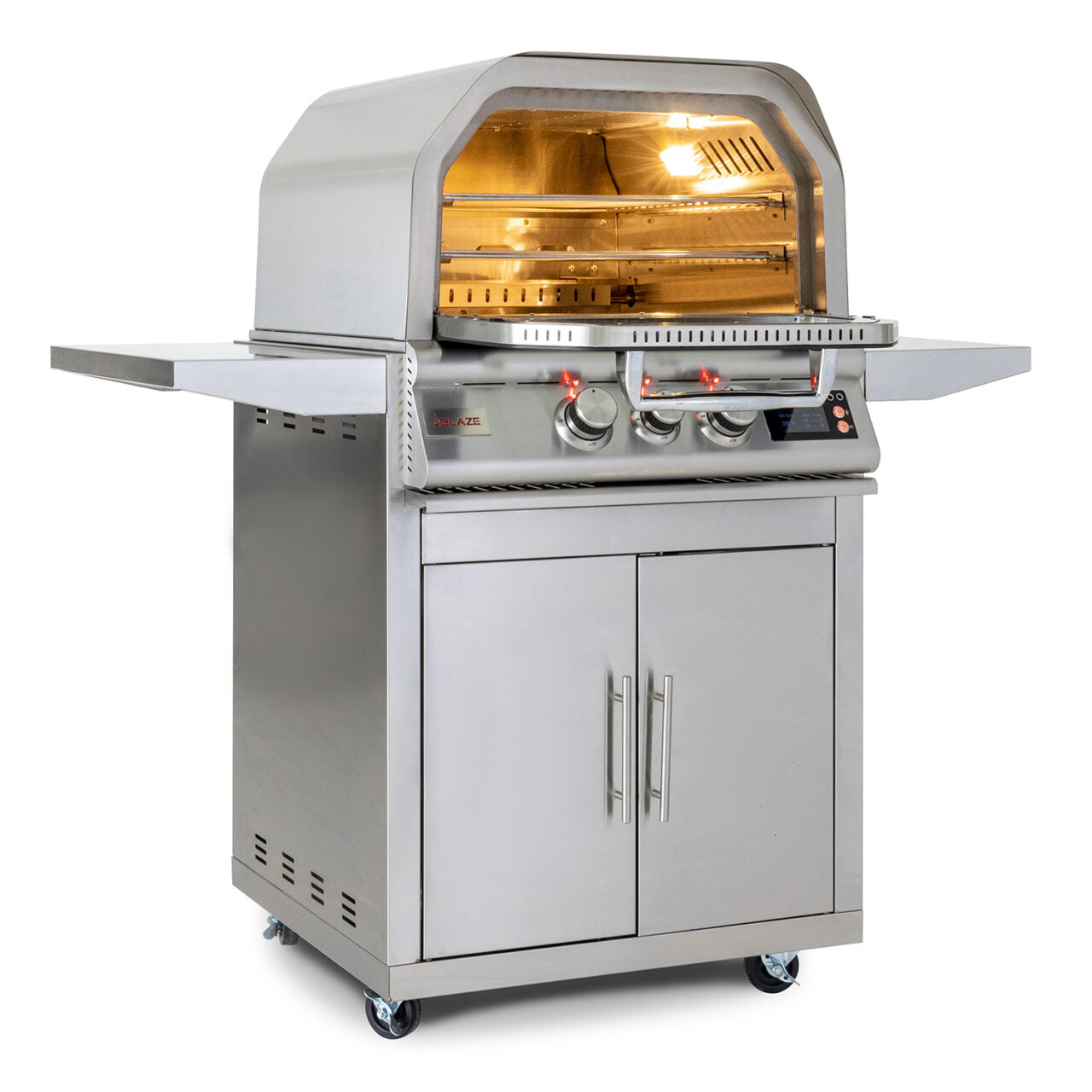 Blaze 26-Inch LP Outdoor Pizza Oven With Rotisserie