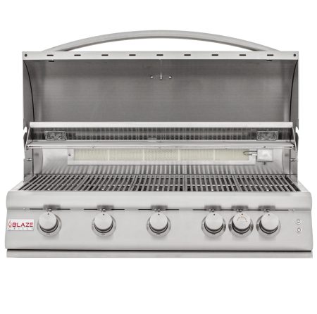 Blaze 40-Inch 5-Burner LTE2 LP Grill with Rear Burner and Built-in Lighting System