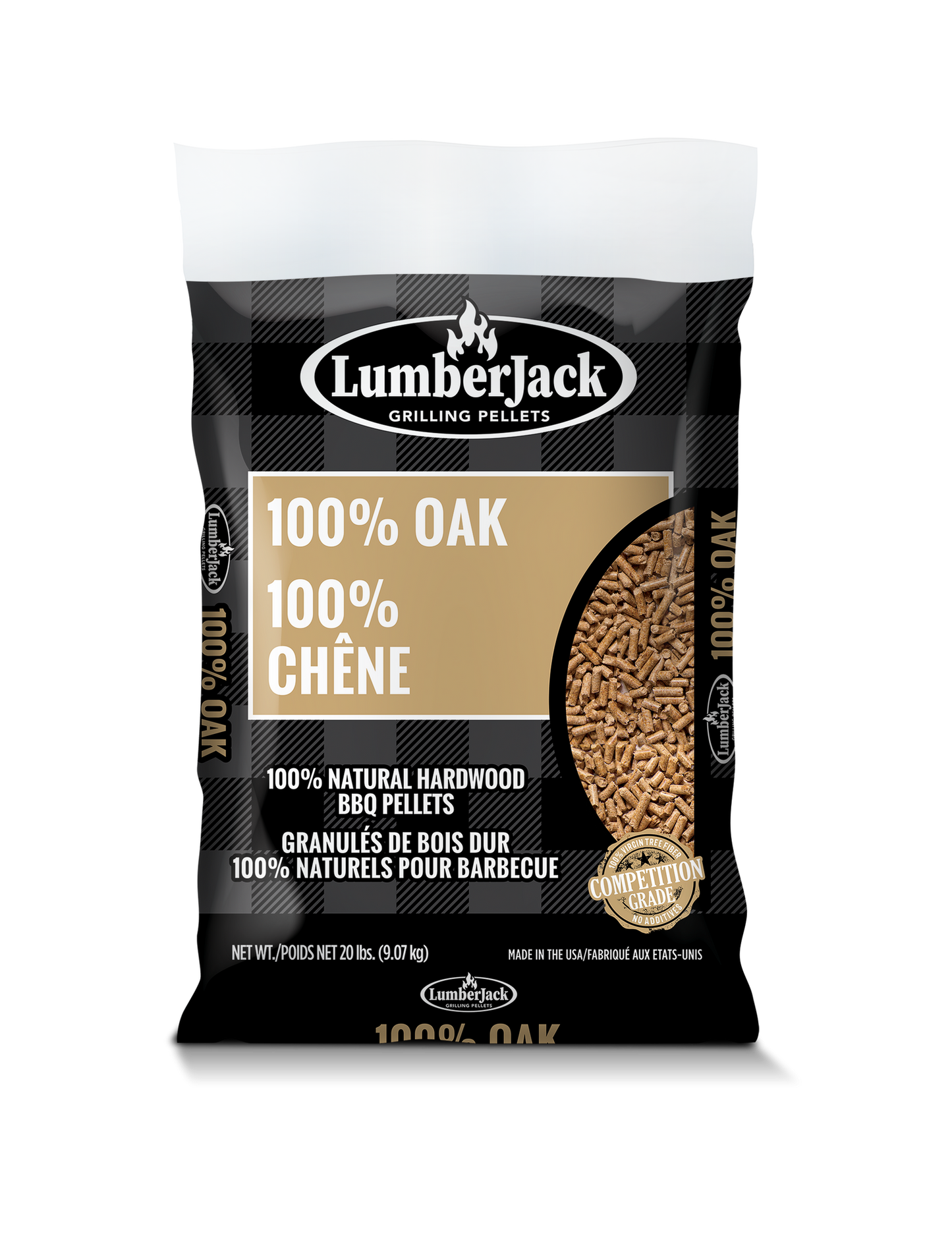 Lumberjack 100% Oak Pellets - 20lbs