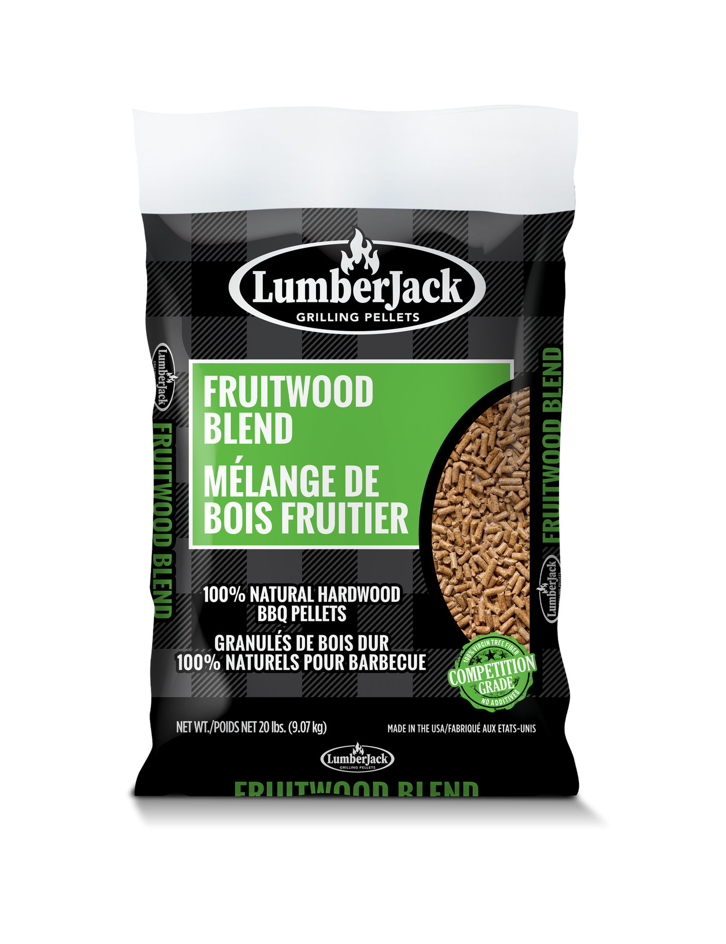 Lumberjack Fruitwood Blend Pellets - 20lb bag