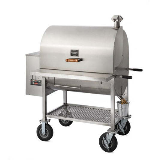 Pitts & Spitts Maverick 2000 Wood Pellet Grill - Stainless Steel
