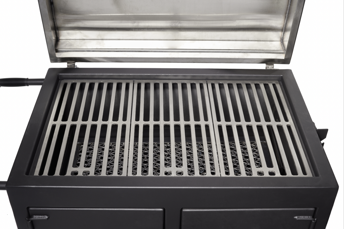 Pitts & Spitts 24 x 36 Adjustable Charcoal Grill (Flat Top)