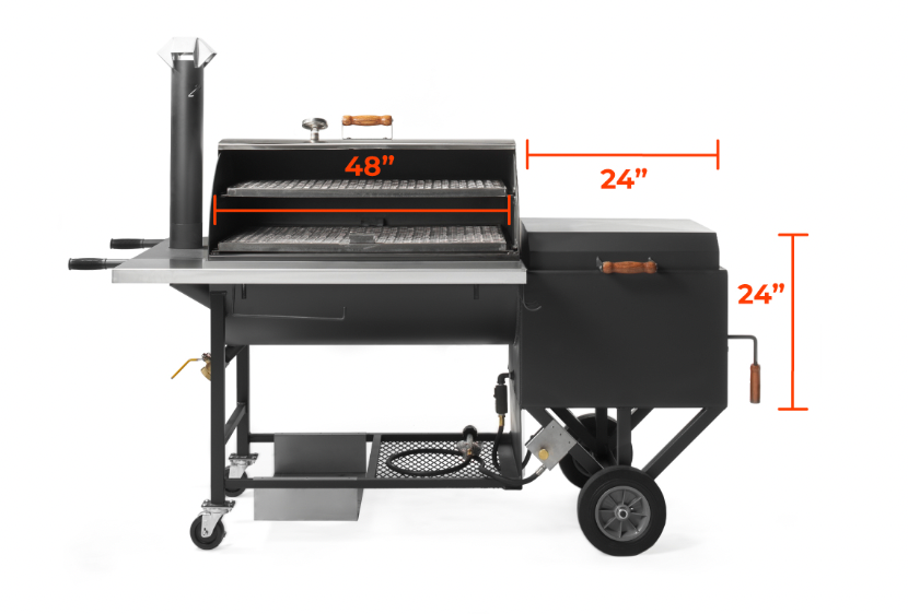 Pitts & Spitts 24 x 48 Ultimate Smoker Pit