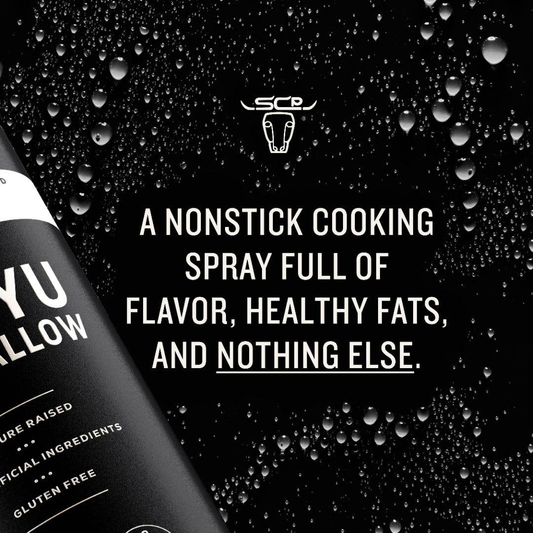 South Chicago Packing - Wagyu Beef Tallow Cooking Spray. 7oz Spray Bottle.