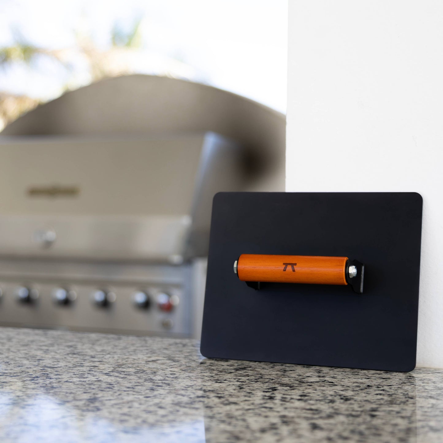 Fox Run Brands - Outset XL Grill Press, With Wood Handle, 8" x 10"