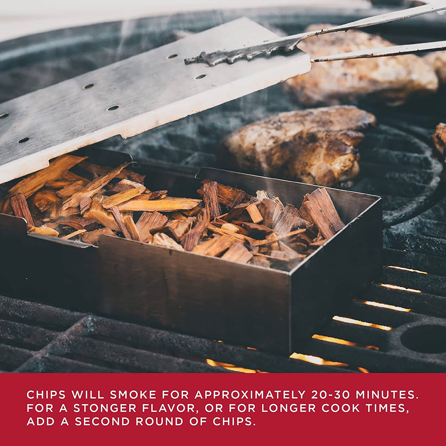 Fire & Flavor - Fire & Flavor Premium Hardwood Smoking Chips, 2-Lbs, Cherry