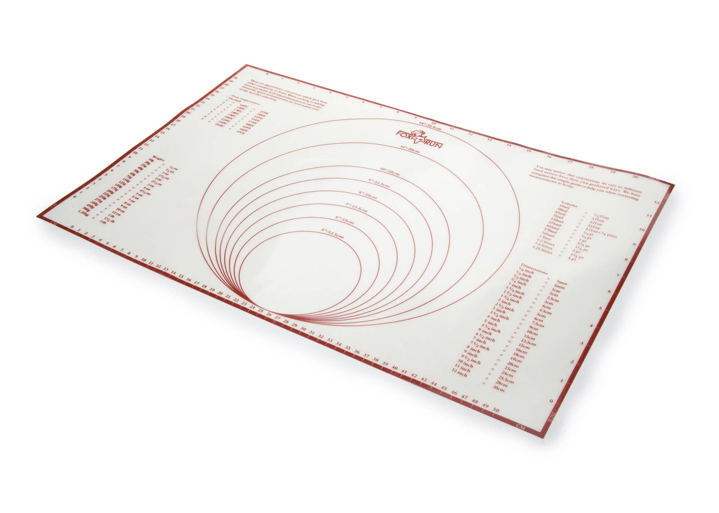 Fox Run Brands - Silicone Baking Mat With Measurements