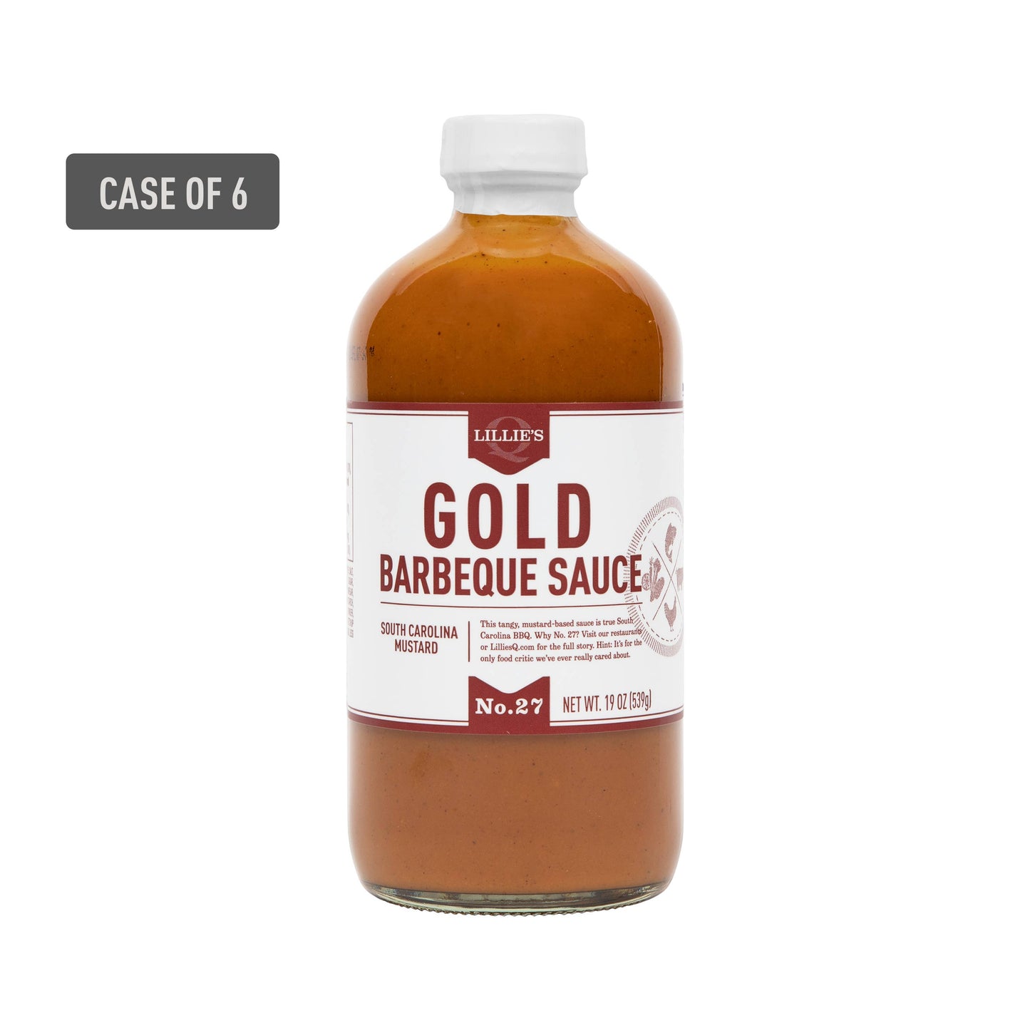Lillie's Q - Gold Barbeque Sauce 19oz