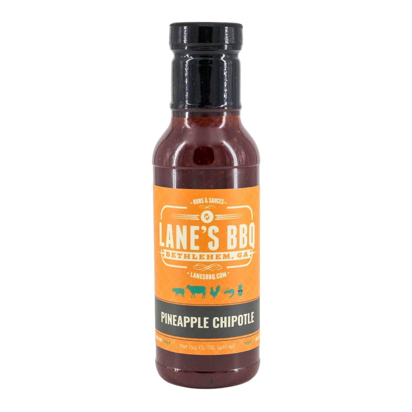 Lane's BBQ - Pineapple Chipotle - 13.5oz Bottle