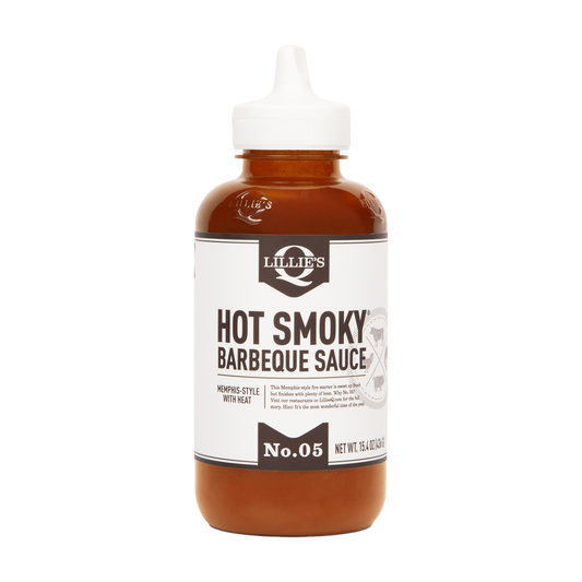 Lillie's Q Hot Smoky Barbeque Sauce Squeeze Bottle