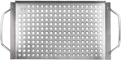Fox Run Brands - Outset Stainless Steel Grill Topper Grid, 11" x 7"