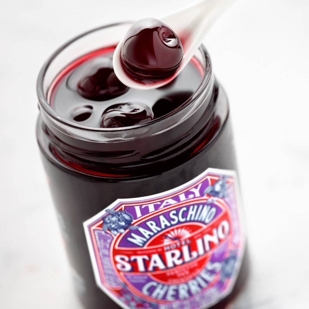 Hotel Starlino Italian Maraschino Cherries - STARLINO Italian Maraschino Cherries - 400g Jars