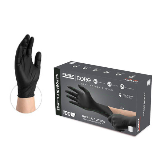 Nitrile Glove Black 4 Mil
