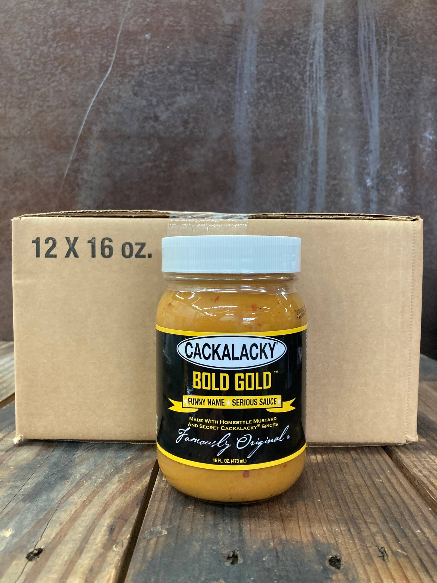 Cackalacky - Bold Gold Sauce   (16 oz.)