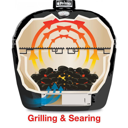 Primo All-in-One XL Oval Ceramic Grill PGCXLC