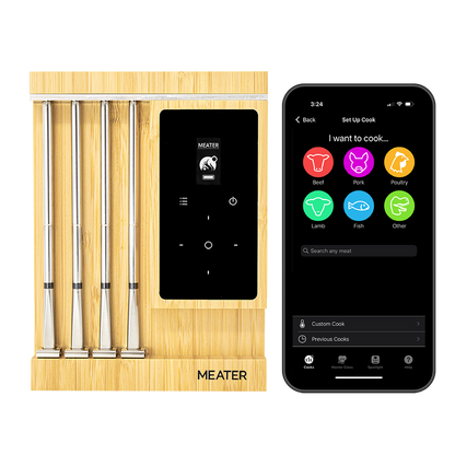 MEATER PRO XL Block - 4-Probe WiFi Smart Meat Thermometer