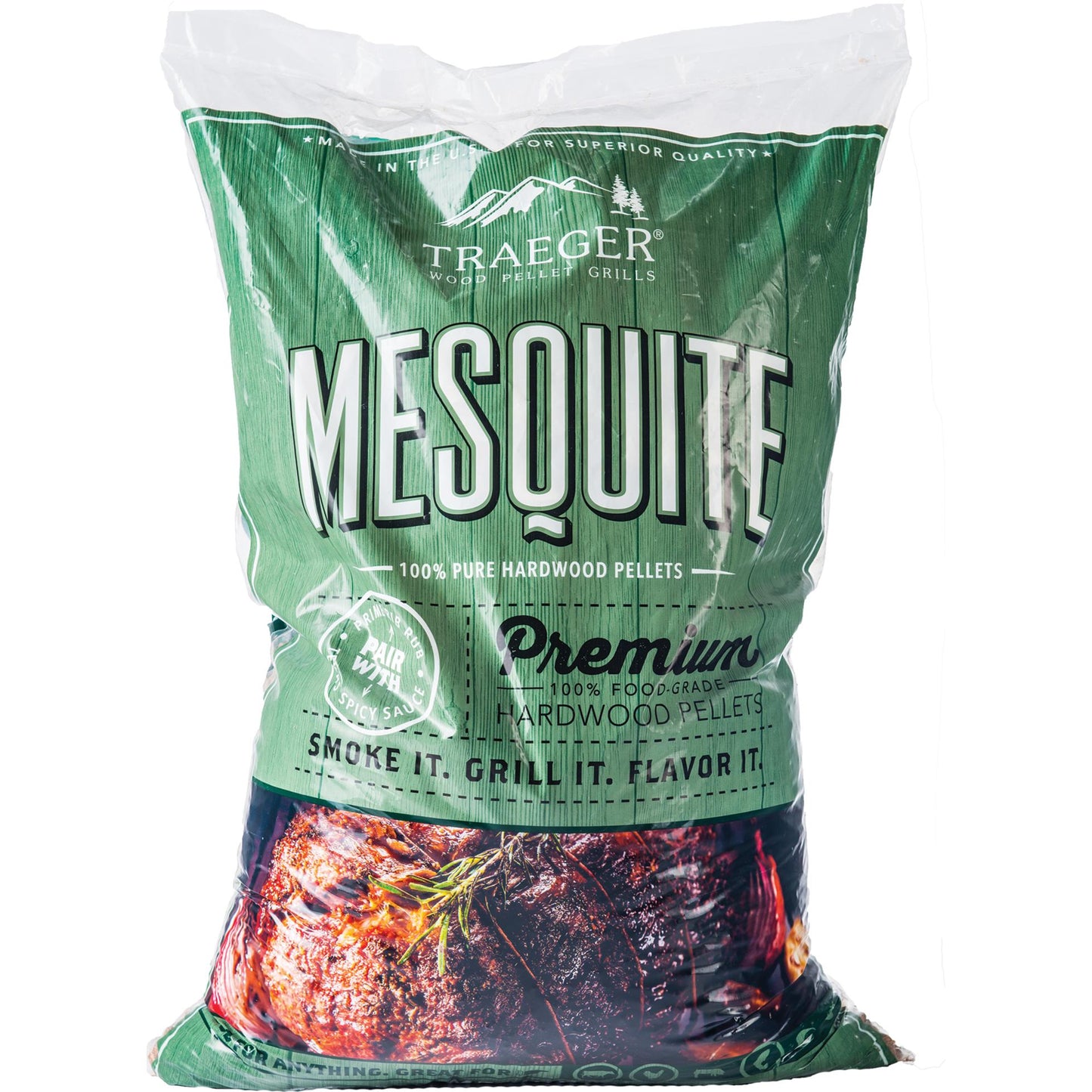 Traeger 20lb Mesquite Pellets PEL305 IMAGE 1