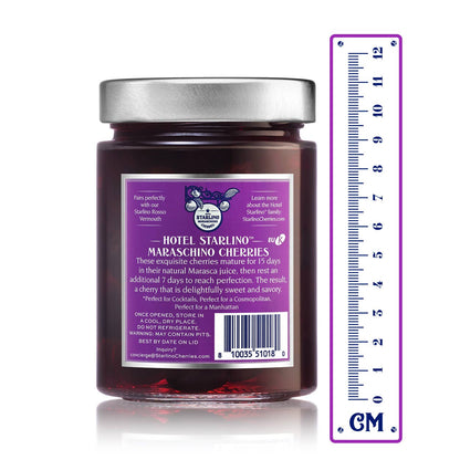 Hotel Starlino Italian Maraschino Cherries - STARLINO Italian Maraschino Cherries - 400g Jars