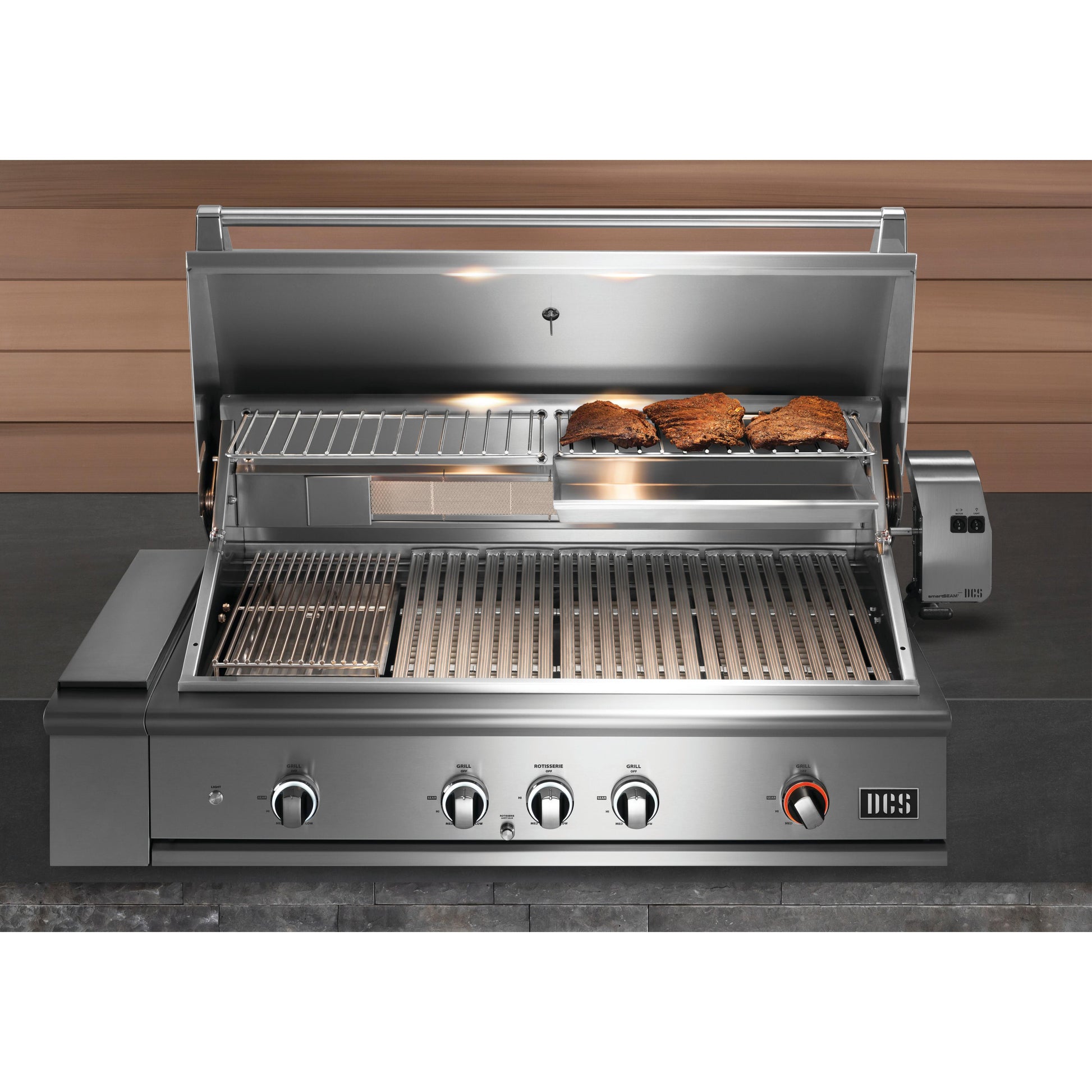 DCS Series 9 48in Built-in Hybrid Grill with Rotisserie BE1-48RC-N IMAGE 11