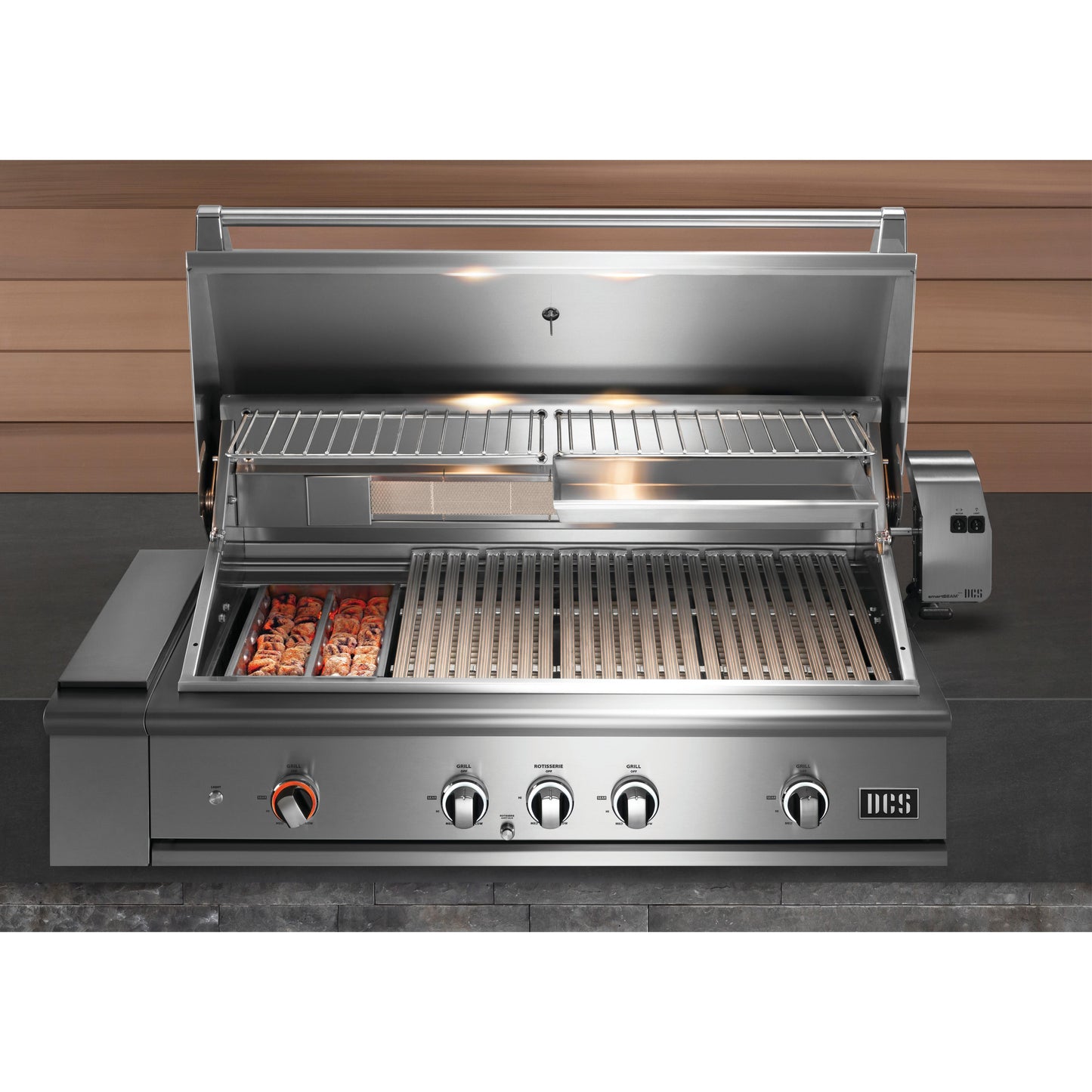 DCS Series 9 48in Built-in Hybrid Grill with Rotisserie BE1-48RC-N IMAGE 12