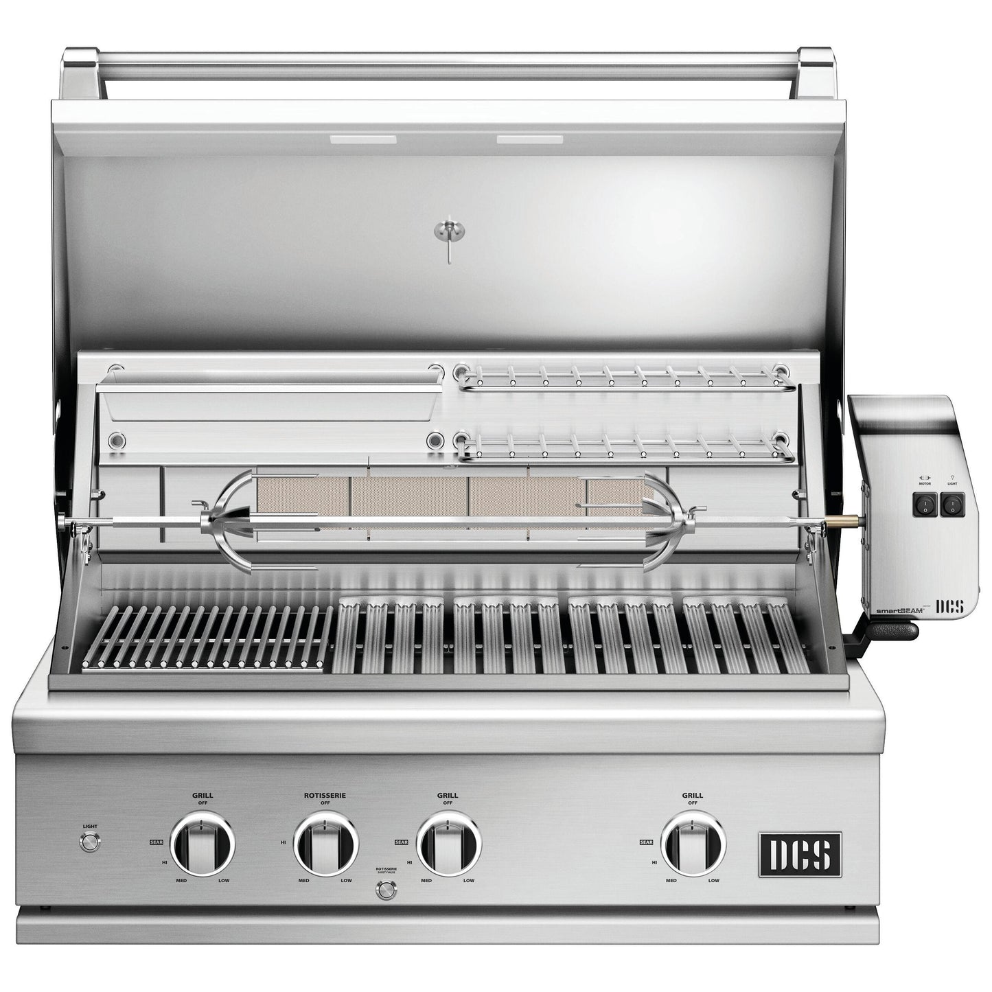 DCS Series 9 36in Built-in Hybrid Grill with Rotisserie BE1-36RC-L IMAGE 2