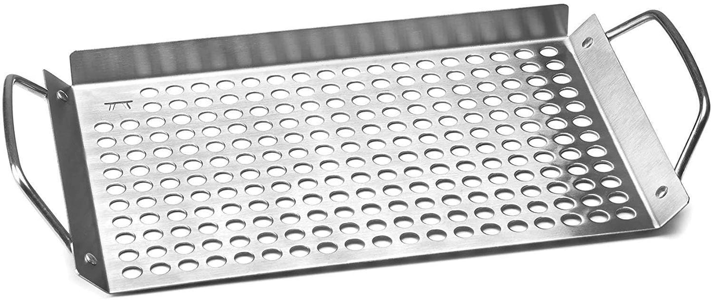 Fox Run Brands - Outset Stainless Steel Grill Topper Grid, 11" x 7"