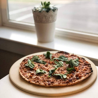 Fox Run Brands - Outset Round Pizza Grill Stone, 16.5"