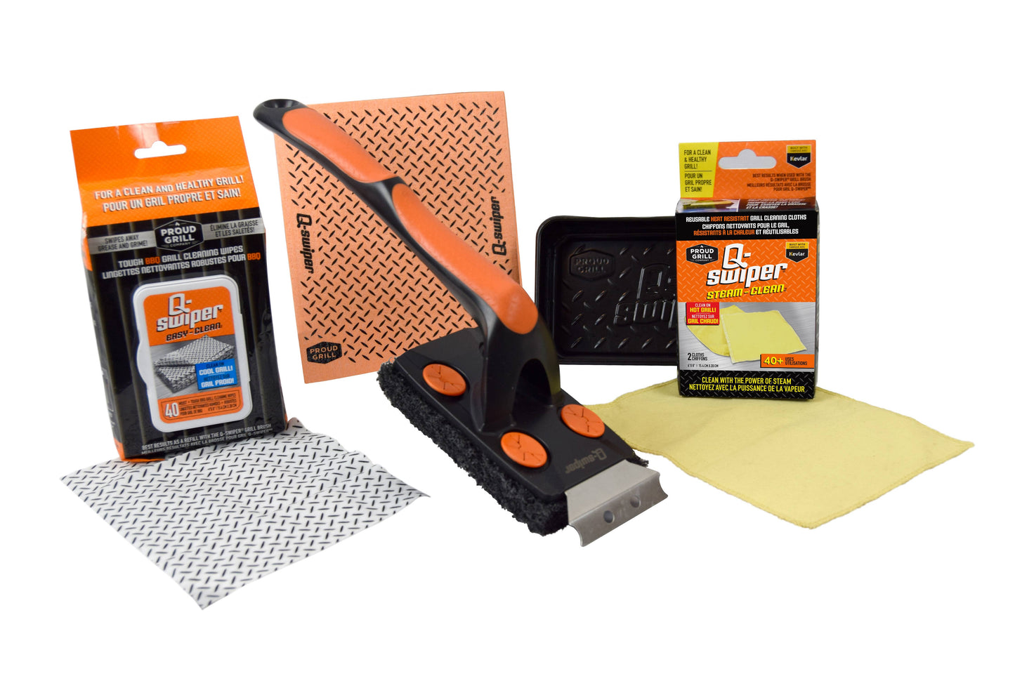 Proud Grill - Q-Swiper XL Complete Grill Cleaner Kit