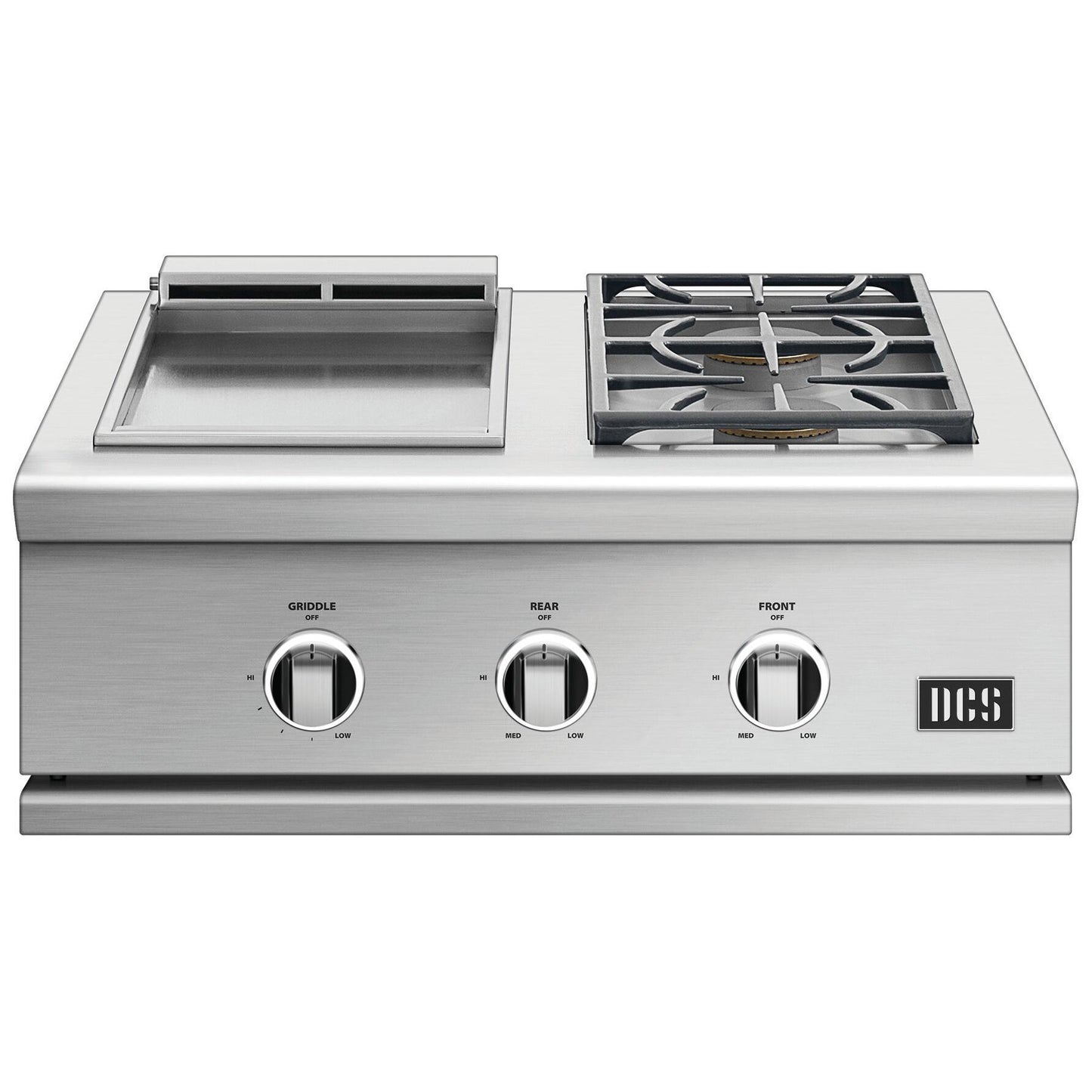 DCS Series 9 30in Built-In Gas Griddle & Double Side Burner GDSBE1-302-L IMAGE 1