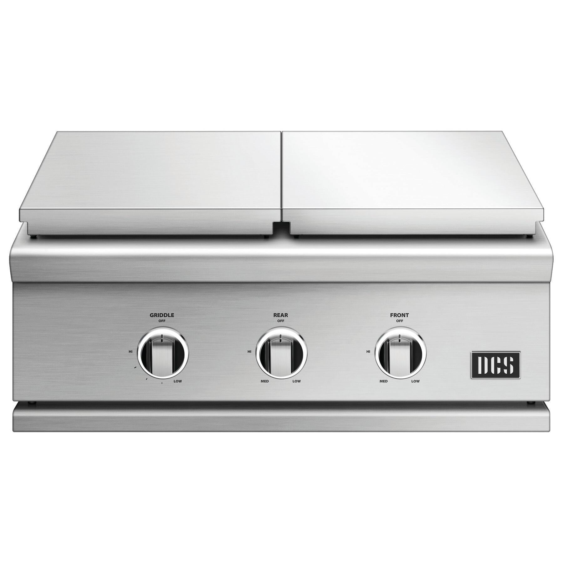 DCS Series 9 30in Built-In Gas Griddle & Double Side Burner GDSBE1-302-L IMAGE 2