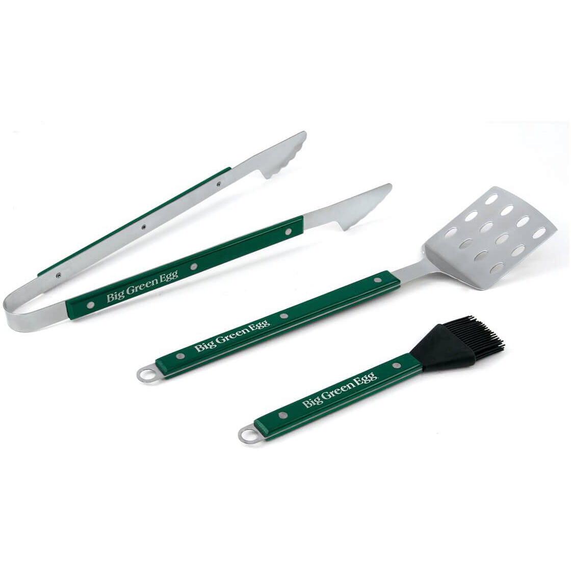 Big Green Egg Professional BBQ Tool Set with Wood Handles 117212 IMAGE 1