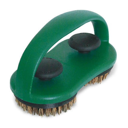 Big Green Egg Dual Grid & Pizza Stone Palmyra Bristle Scrubber Brush 127136 IMAGE 1