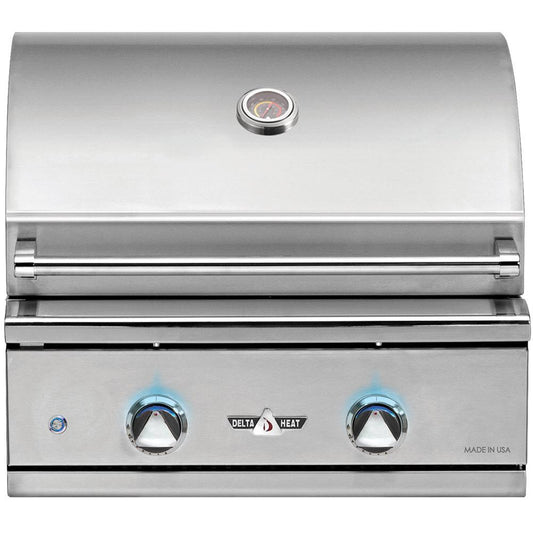 Delta Heat Premier Series Natural Gas Grill with LED Control Panel Lights DHBQ26G-D-N IMAGE 1