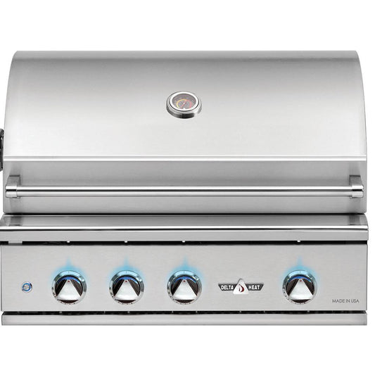 Delta Heat Premier Series Natural Gas Grill with LED Control Panel Lights DHBQ32G-D-N IMAGE 1