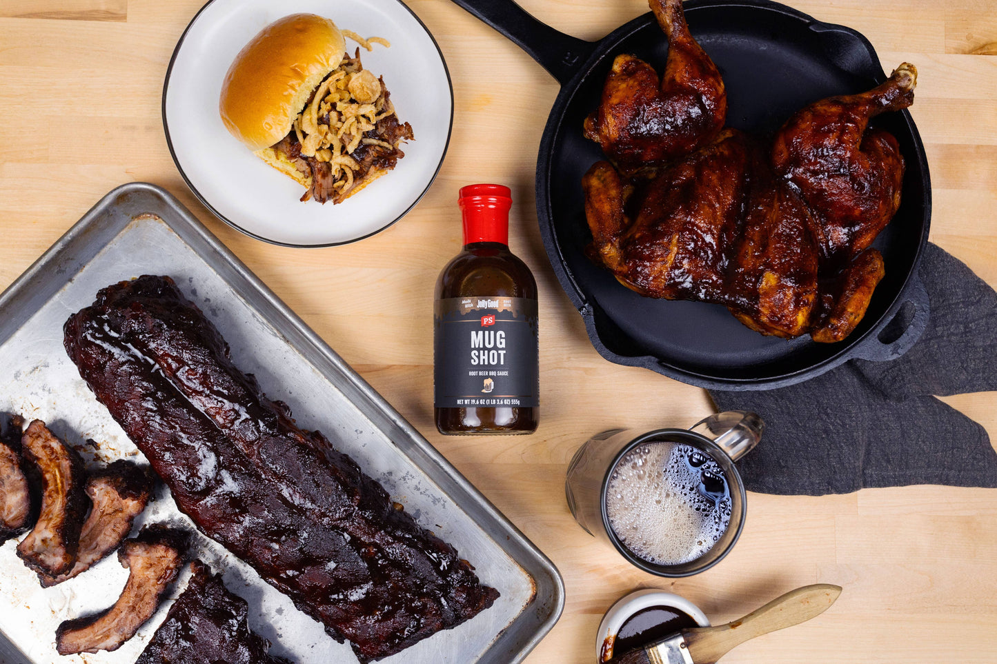 PS Seasoning - Mug Shot – Root Beer BBQ Sauce