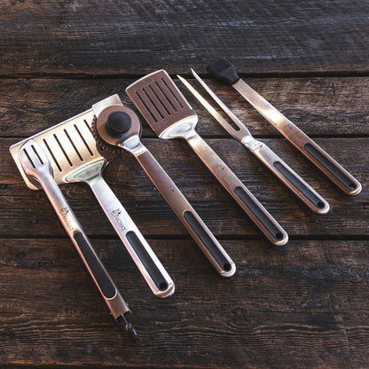 6 Piece BBQ Tool Set
