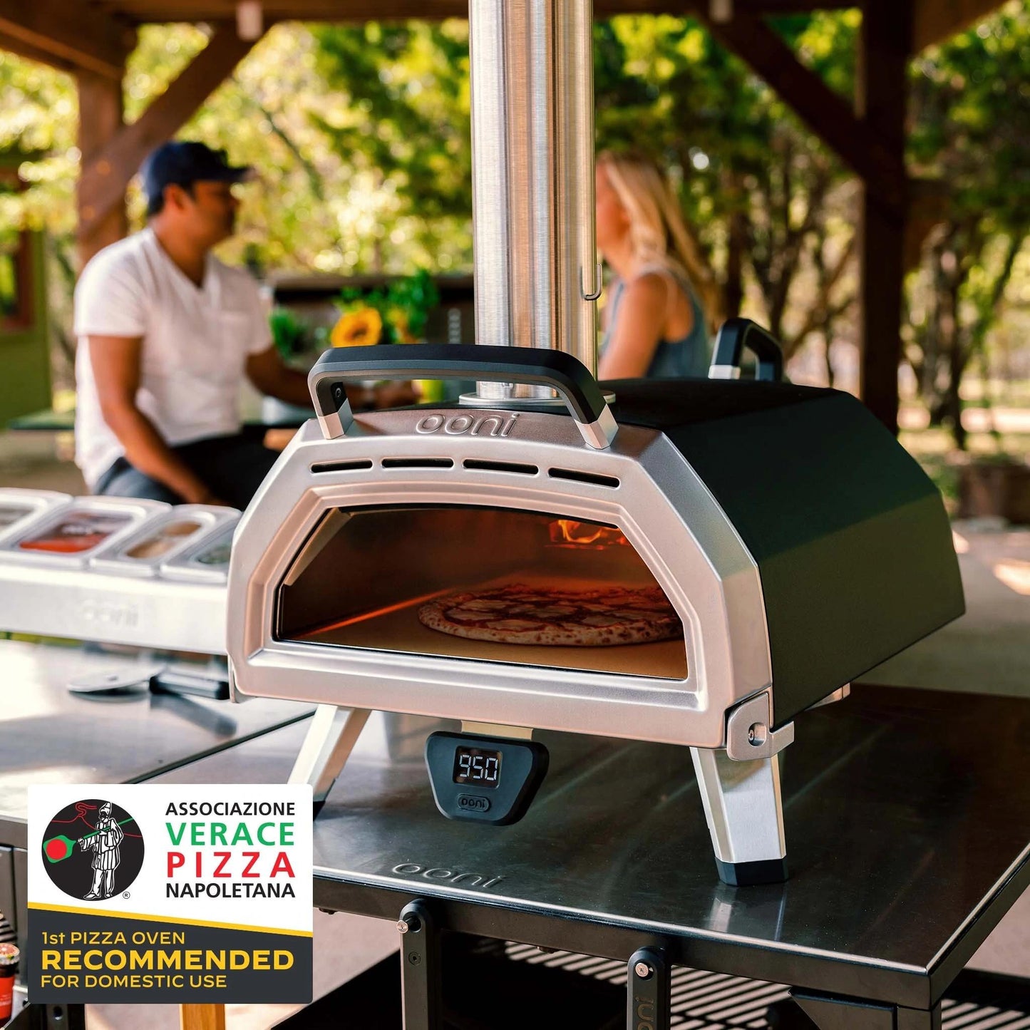 Ooni Karu 16 Wood/Charcoal Pizza Oven UU-P0E400 IMAGE 7