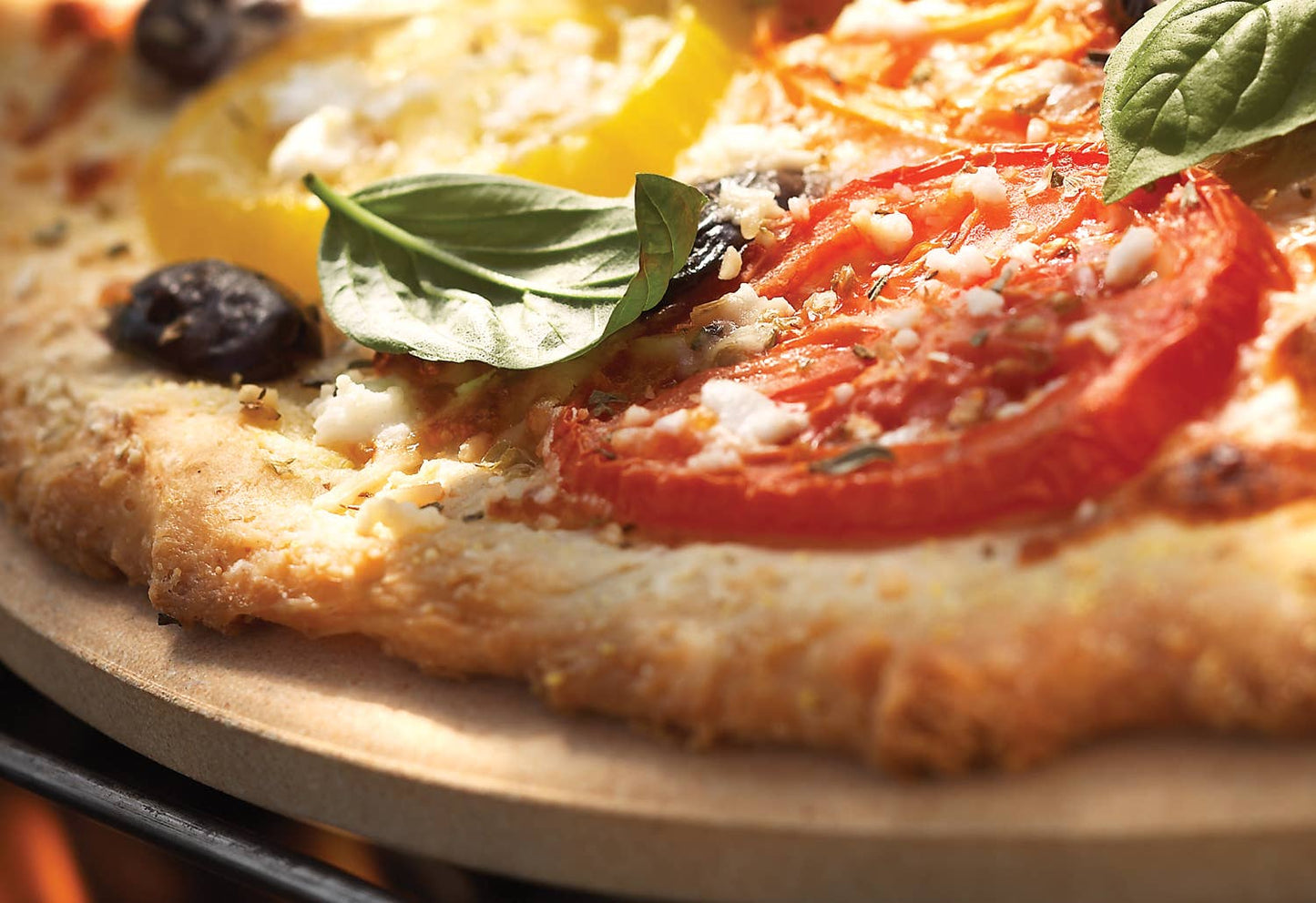 Fox Run Brands - Outset Round Pizza Grill Stone, 13"