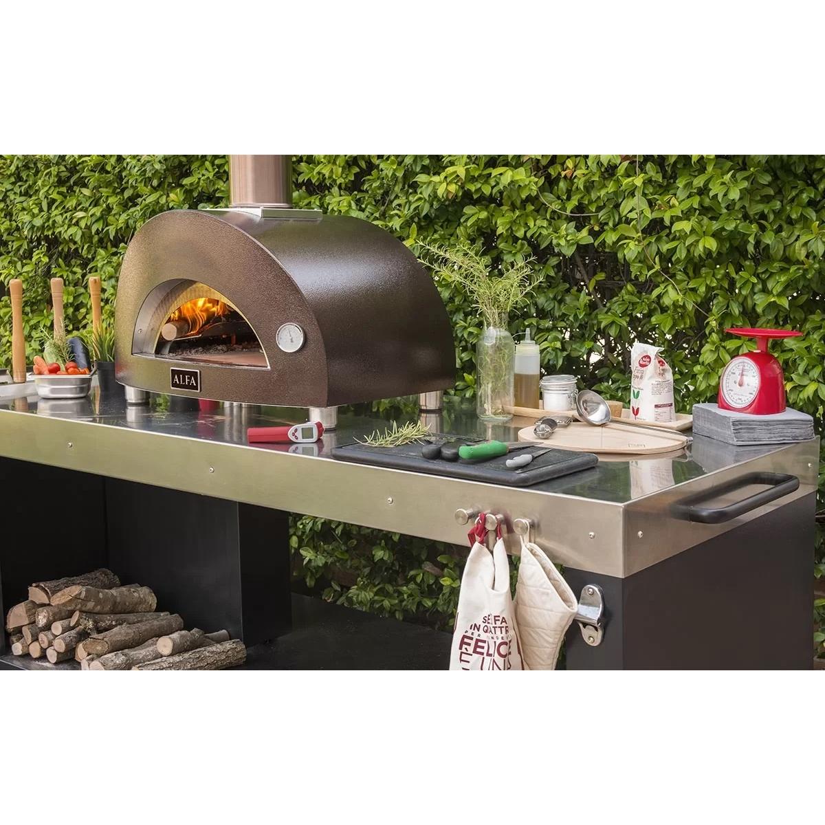 Alfa Wood Nano Outdoor Pizza Oven FXMD-S-LRAM-WOOD IMAGE 11