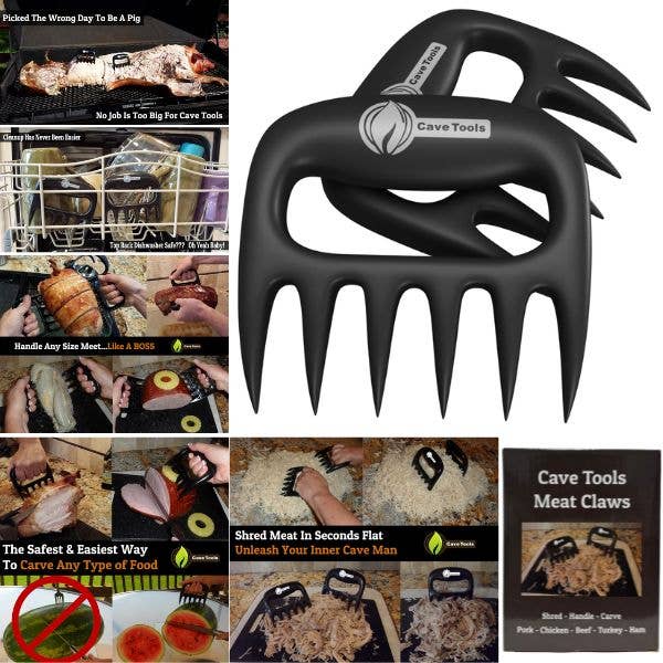 St. Louis Wholesale LLC - Cave Tools Grilling Products - Boxed Packaging- The Meat Claw