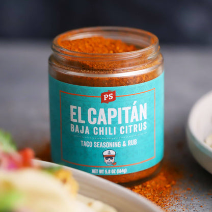 PS Seasoning - El Capitan - Baja Chili Citrus Taco Seasoning & Rub