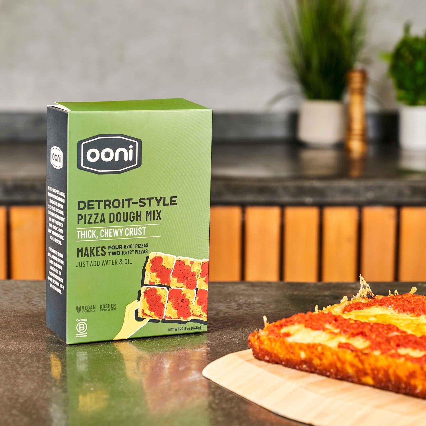 Ooni Detroit-Style Pizza Dough Mix (25.8oz) UU-F00066 IMAGE 2